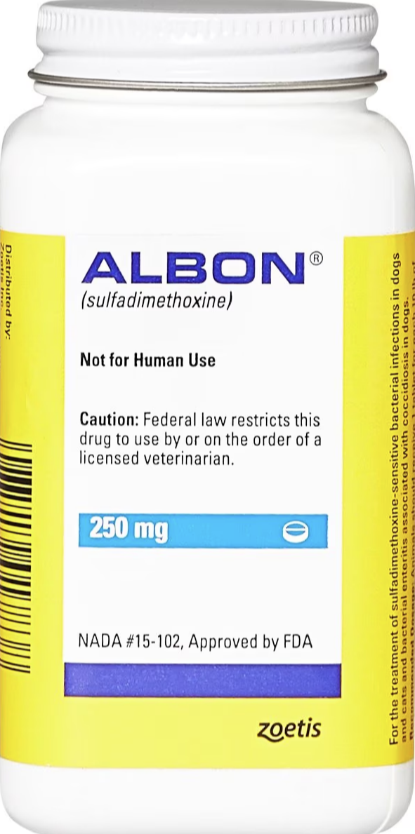 Albon Tablets (Rx) – Dutch