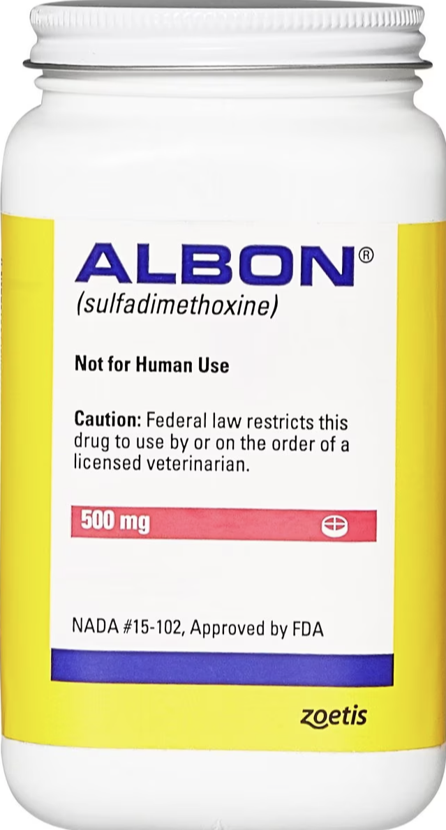 Albon Tablets (Rx) – Dutch